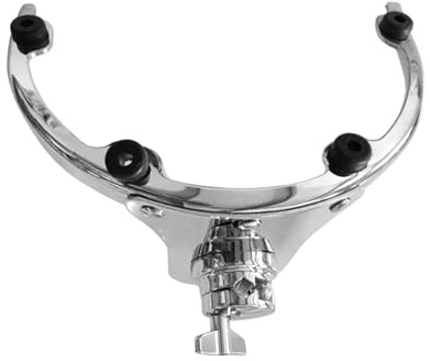 ZYIHNIRB Drum Bracket Metall Schlagzeug Tom Rim Halterung Aufhängung Komplettset Einfacher Einbau für Musikgruppen Studio Probenräume, 10 Zoll