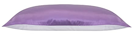 Jasmine Silk 100% Pure Mulberry Silk 19 Momme Charmeuse Silk Pillowcase With Cotton underside for Hair and Skin 1pc 50 x 75 cm Hypoallergenic Envelope Closure (Lavender)