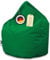 PATCH HOME Patchhome XXXL Sitzsack Tropfenform – Grün – Indoor & Outdoor Beanbag mit Styroporfüllung - Bereits Befüllt - Kinder & Erwachsene - 30 Farben & 3 Größen