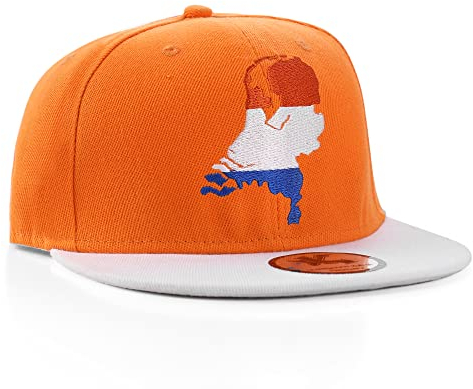 Underground Kulture Holland Netherlands Orange Adjustable World Cup Euros Flat Peak Snapback Hat Baseball Cap