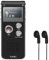 Vankii Digital Voice Activated Recorder, 8GB HD Sound Audio Recorder for Lectures/Meetings/Interviews/Class, USB, MP3,Rechargeable,Double Microphone,Portable Mini Dictaphone (Black)