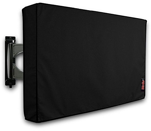 iBirdie Outdoor TV Cover 40'', 42'', 43'' with Bottom Cover and Scratch Resistant Liner, Weatherproof and Dust-Proof Material Protect Your TV