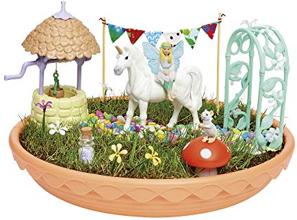 TOMY My Fairy Garden Der Einhorngarten für Kinder, Geschenkidee, Minifigur, Fee, Spielzeug ab 4 Jahren, E72906FR, Mehrfarbig