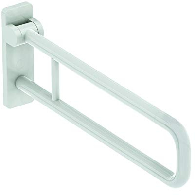 HEWI Stützklappgriff Ser 801 L:850mm, Aluminiumkern reinweiß 801.50.226 99
