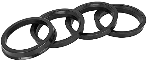 X AUTOHAUX 4stk.Kunststoff Radnaben Zentrierringe Zentrierung für Radnabe 67.1-56.1mm Schwarz