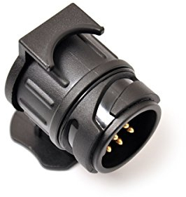 Namvo Cables, adaptadores y hembras - Adaptador de enchufe de 13 a 7 pines, conector de remolque de 12 V, acoplamiento de remolque, duradero, impermeable, adaptador de enchufe protege conexiones