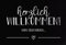 Personalisierte Fußmatte | Familie & Paare | Heimathafen | Herzdesign (Herzlich Willkommen wäre...)