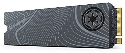 Seagate Beskar Ingot Drive Special Edition FireCuda PCIe Gen4 NVMe SSD 1TB Internal Solid State Drive - M.2 with heatsink, up to 7300MB/s, 1.8M MTBF and 1275TB TBW, Rescue Services (ZP1000GM3A033)