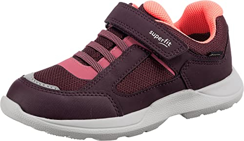 Superfit Mädchen Rush Sneaker, ROT/ORANGE 5000, 24