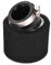 WOOSTAR 45mm Spugna Filtro Aria Curva Tubo Sostituzione per KLX CRF 125cc 150cc ATV Quad Scooter Dirt Pit Bike Nero