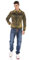 Cipo & Baxx Herren Jeans Jacke Denim Waschung Nieten Freizeitjacke CJ273 Gelb S
