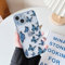 ZTOFERA Hülle für iPhone 13, Durchscheinend Liquid Silikon Hülle mit Viele Schmetterling Design, Weich Flexibel Anti-Kratzer Schutzhülle für iPhone 13 (6,1) - Lila Schmetterling