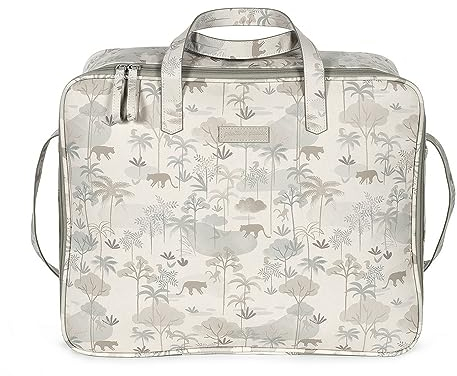 Pasito a pasito. Maleta de Clínica Serengueti. Bolsa de Maternidad Útil para Llevar al Hospital o Clínica. Organizador Fabricado en Polipiel. Color Beige
