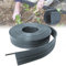 HENGMEI Flexible Rasenkante Kunststoff 12m Beetumrandung Beeteinfassung Blumenbeet Umrandung, Anthrazit
