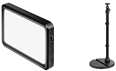 Elgato Key Light Mini - Tragbares LED-Panel & Mini Mount – Vielseitiger Schreibtischständer, auf 64 cm ausziehbar, voll einstellbar, Smartphonehalter mit Cold-Shoe-Halterung, Geräteanschluss