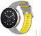 Muovrto Armband für Polar Vantage V2,Wechselarmband Ersatzband Silikon Ersatzarmbänder Uhrband für Polar V2 (Grau&Gelb)
