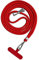 Bigcousin Universale Handykette,Handyband passend für Standard Handyhülle,Kette zum Umhängen mit Pad Handy Lanyard,verstellbar und abnehmbar,Rot