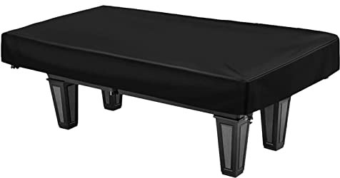 Housse de Protection pour Table de Billard en Tissu Oxford 210D, 7/8/9 ft Housse de Table de Billard avec Cordon de Serrage, Imperméable Anti-UV Anti-poussière, Housse de Billard Intérieur Extérieur