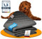 SympaTierisch wasserdichte Hundedecke - Robuste Hundematte als Schutz für Sofa & Bett - rutschfeste Hundedecke auch für große Hunde geeignet - in der Waschmaschine waschbar - 150 x 130 cm - grau