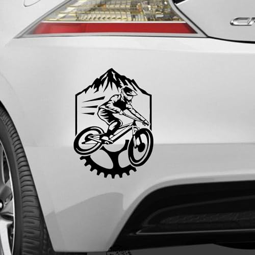 Rakelfix BMX Downhill Cross Bike Fahrrad Fahren Aufkleber Sticker Größe&Farbe wählbar Autoaufkleber Lack Scheibe