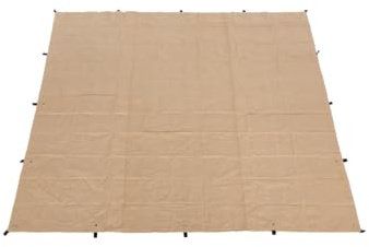 CanvasCamp Classic Shelter Square Sonnensegel Quadratisch 4x4m Wasserdicht Mit Ösen - Segeltuch Wasserdichter Sonnenschutz Terrassenüberdachung Ohne Bohren - Regenschutz Terrasse, Garten