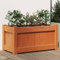 Juroupi Jardinière Cire Marron 60x31x31 cm Bois de pin Massif,Jardiniere sur Pieds,Bac avec Treillis,Jardiniere Terrasse