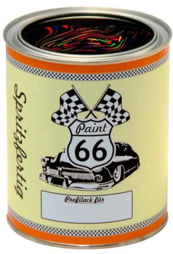 Paint 66 1 Liter spritzfertiger Autolack für Volkswagen VW LB9A Candy Weiss