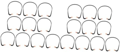 ORFOFE 2 Sätze Silikon-gehörstöpsel Mit Band Wiederverwendbar Leise Für Bauarbeiten Lärmreduzierung 10 Stück X 2