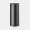 Brabantia Bo Touch Kitchen Bin 30L | Large Soft-Touch Rubbish Bin with Inner Bucket | Space-Saving Flat Back Bin for Kitchen | Stylish Waste Solution | Confident Grey