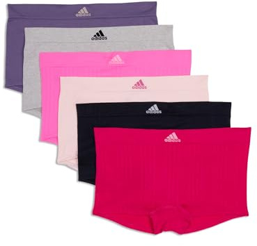 adidas Women's Seamless Boyshort Underwear 6-Pack
