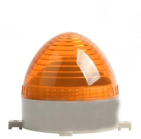 MACHSWON Warnleuchte Klein Mini TB-60 Leise Universal Stroboskop Gelb LED Notfall Sicherheit Blinkende Warnlampe Fabriken Transportmaschinen Industrie Alarmlampe AC220V