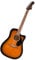Fender California Debut Redondo Dreadnought mit Cutaway CE-Akustikgitarre, Fichtendecke, schwarzem Schlagbrett, 2 Tone-Sunburst