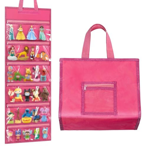 CollectHall Storage Case Compatible with Tonies Figures (24+), Carrying Case and Hanging Storage, Fits Large-Sized Characters (Bag Only)