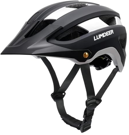 LUMDEER Fahrradhelm Erwachsene,Cityhelm Urban MTB Helm Fahrradhelm mit Visier Licht,Radhelm Herren Damen