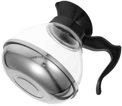 Gatuida Stainless Steel Stovetop Coffee Pot Durable Carafe with Wide Handle Drip Machine Lid for Camping and Kitchen Use Capacity Coffee Kettle