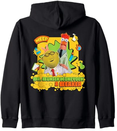 Disney The Muppets Bunsen & Beaker Muppet Labs Photo Zip Hoodie
