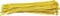 Cable Ties 2.5mm x 100mm Nylon Tie Wrap Yellow Pack of 100 Units