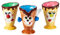 TRI Schlemmer-Eisbecher-Set inkl. Löffel, Dessertschälchen Speiseeis, Eisschalen für Kinder, Eiswaffel-Form, 3 Stück je 250 ml, Bunt