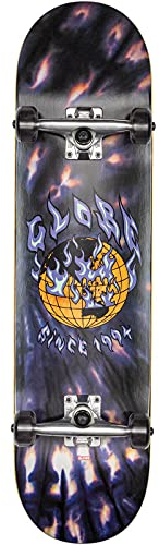 Globe G1 Ablaze Skateboard, Black Dye, 8.0FU