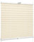 SchattenFreude Klemmfix-Plissee für Fenster | Mit Klemm-Haltern | Ohne Bohren | Creme, Breite: 95cm x Höhe: 130cm