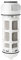iSpring FWSP50ARB Cartuccia di Ricambio per Filtro a Sedimenti Riutilizzabile con Raschiatore e Coperchio di Tenuta per la Serie WSPARB, 50 Micron