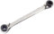 4 in 1 Reversible Ring Ratchet Spanner Multi-Purpose Twin Ended Ratchet for Repairing(1 Pack, 8 * 9-10 * 11mm)