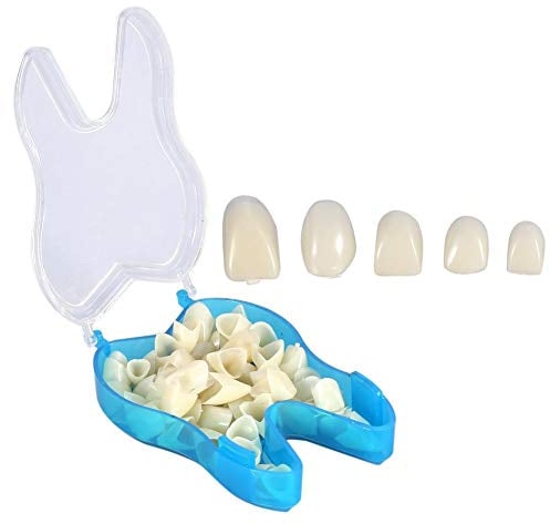Zahnkrone, 50Pcs/Box Dental Temporäre Krone für vordere Zähne, Temporäre Zahnkronen für Porzellanzähne,Zahnkrone Mit Verschiedenen Größen Mundpflege Frontzahnkrone (Vordere Zähne)