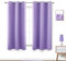 KOUFALL Lavendel-Violett-Vorhänge für Badezimmer, kleines Fenster, 2 Paneele, kurze Verdunkelungsvorhänge für Schlafzimmer, Kinderzimmer, Mädchenzimmer, 114,4 cm, Orchidee, Amethyst, immergrün