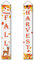 CREATCABIN Thanksgiving Hängende Banner Herbst Ernte Fröhlich Geben Danke Ahornblatt Elch Kürbis Essen Tür Dekor Veranda Schild Für Indoor Outdoor Ferienhaus Veranda Wand Weihnachten 11.8 x 70.8inch