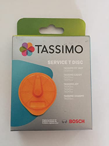 Reinigungsdisc für Bosch Tassimo MyWay Caddy Charmy Joy wie 17001491 00624088 00576837 576837 für Kaffeemaschine Kapselmaschine TAS60xx TAS70xx TAS43xx TAS45xx TAS47xx TAS55xx