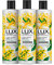 Lux Botanicals Refresh body wash made with 94% ingredients of natural origin Daily Shower Gel for naturally fresh and radiant skin 3x 500 ml (Ylang Ylang & Neroli Oil)