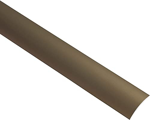 Gedotec Übergangsprofil Laminat - Vinyl Übergangs-Schiene selbstklebend Bodenprofil gewölbt | Türschwelle zum Kleben | Alu Bronze eloxiert | Profil 40 x 900 mm | 1 Stück - Ausgleichsprofil Aluminium