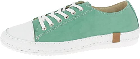 Andrea Conti Damen Halbschuh Schnürschuh bequem tolle Farbe 0025903, Größe:41 EU, Farbe:Grün