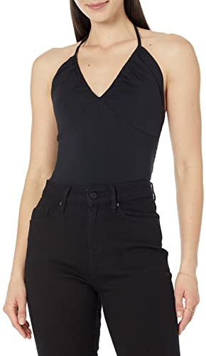 The Drop Top básico Eshika para mujer, sin mangas, cuello halter